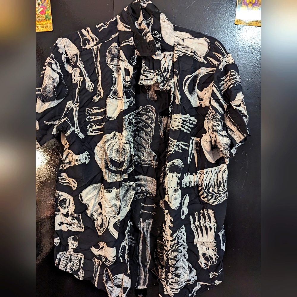 Skull Anatomy Button up